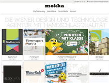 Tablet Screenshot of mokka.at